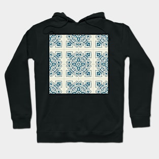 Portuguese tiles pattern. Vintage background Hoodie